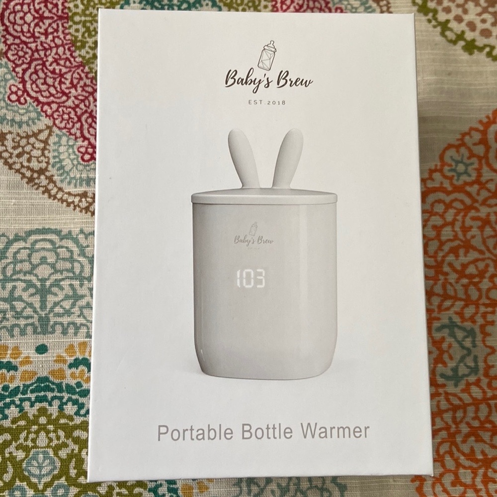 Baby brew’s pro portable bottle warmer. Practically new!
